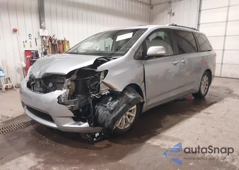 2014 Toyota Sienna Limited V6 7 Passenger from USA, damaged, VIN 5TDYK3DC7ES498172